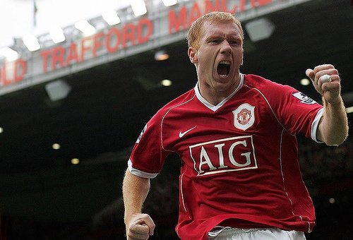 Manchester United. Scholes. Forever. Manchester United. Scholes. Forever.